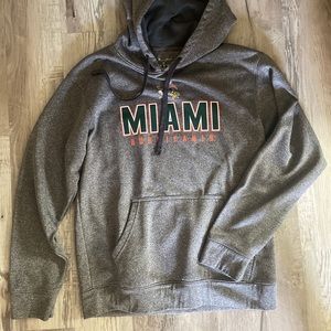 University of Miami Grey Champion Hoodie